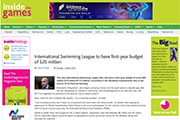 International Swimming League to have first-year budget of $20 million